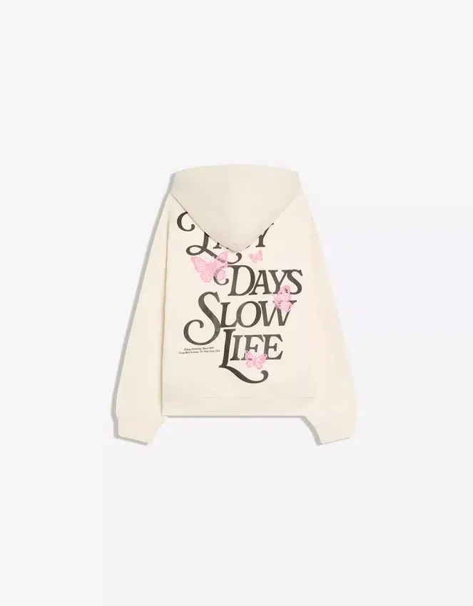 Sudadera con capucha estampada Sudadera con capucha estampada