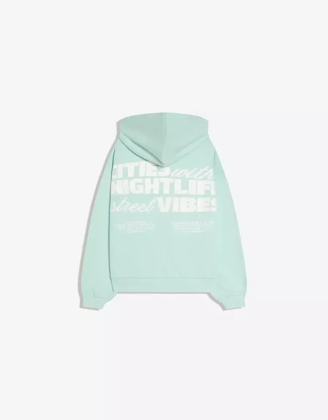 Sudadera con capucha estampada Sudadera con capucha estampada