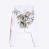 Sudadera con capucha estampada Ed Hardy X Bershka – Mujer Sudadera con capucha estampada Ed Hardy X Bershka – Mujer