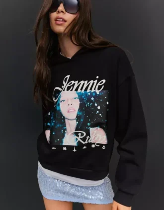 Sudadera con capucha Jennie Ruby Print – Mujer