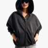Sudadera con capucha Oversize y cremallera