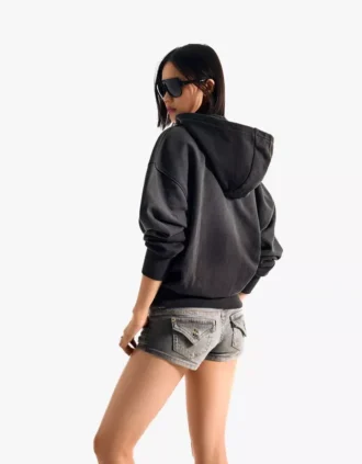 Sudadera con capucha Oversize y cremallera