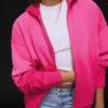 Sudadera con capucha Oversize y cremallera Sudadera con capucha Oversize y cremallera