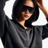 Sudadera con capucha Oversize y cremallera