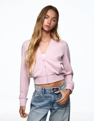Sudadera con capucha y cremallera