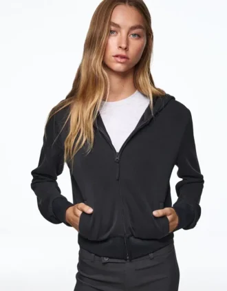 Sudadera con capucha y cremallera