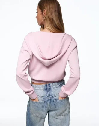 Sudadera con capucha y cremallera