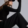 Sudadera con capucha y cremallera de mezcla de modal suave – Sudaderas y jerséis con capucha