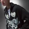 Sudadera con capucha y cremallera estampada – Sudaderas y jerséis con capucha Sudadera con capucha y cremallera estampada – Sudaderas y jerséis con capucha