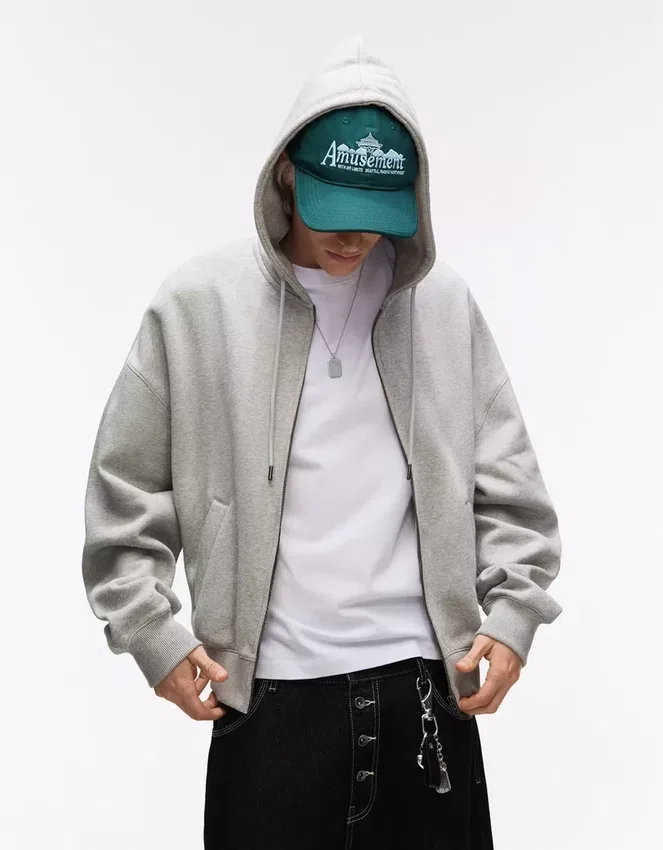 Sudadera con capucha y cremallera – Sudaderas y jerséis con capucha Sudadera con capucha y cremallera – Sudaderas y jerséis con capucha