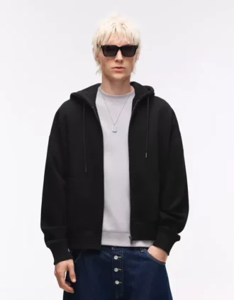 sudadera con capucha y cremallera sudaderas y jersis con capucha 1 330x423 - Sudadera con capucha y cremallera - Sudaderas y jers&eacute;is con capucha