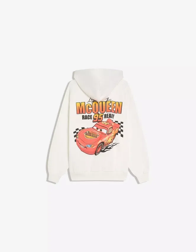 Sudadera con capucha y estampado de coches Sudadera con capucha y estampado de coches