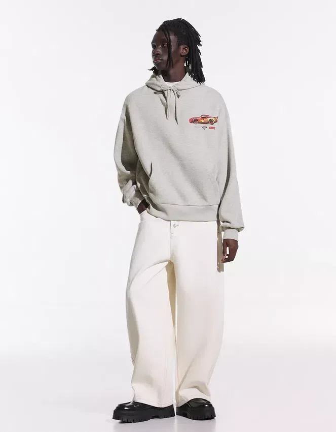 Sudadera con capucha y estampado de coches – Sudaderas y jerséis con capucha Sudadera con capucha y estampado de coches – Sudaderas y jerséis con capucha