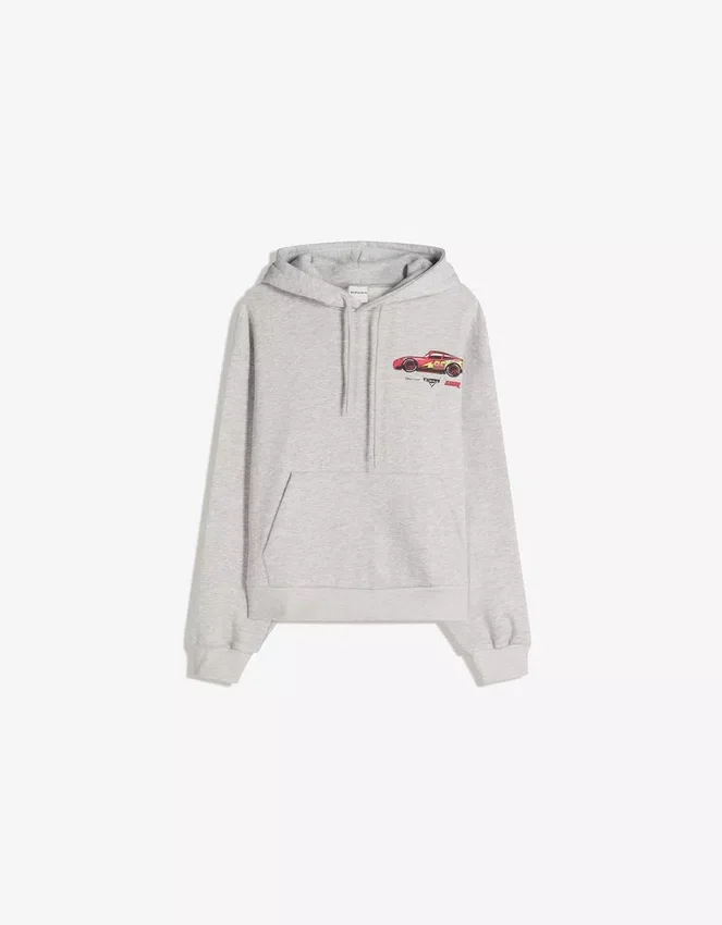 Sudadera con capucha y estampado de coches – Sudaderas y jerséis con capucha Sudadera con capucha y estampado de coches – Sudaderas y jerséis con capucha