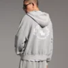 Sudadera con cremallera de corte holgado y estampado – Sudaderas y jerséis con capucha Sudadera con cremallera de corte holgado y estampado – Sudaderas y jerséis con capucha