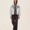 Sudadera con cremallera de corte holgado y estampado – Sudaderas y jerséis con capucha Sudadera con cremallera de corte holgado y estampado – Sudaderas y jerséis con capucha