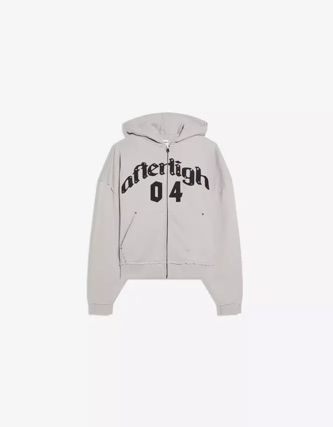Sudadera con cremallera de corte holgado y estampado – Sudaderas y jerséis con capucha Sudadera con cremallera de corte holgado y estampado – Sudaderas y jerséis con capucha