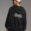 Sudadera con cremallera de corte holgado y estampado – Sudaderas y jerséis con capucha – Hombre Sudadera con cremallera de corte holgado y estampado – Sudaderas y jerséis con capucha – Hombre