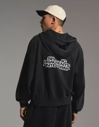 Sudadera con cremallera de corte holgado y estampado – Sudaderas y jerséis con capucha – Hombre Sudadera con cremallera de corte holgado y estampado – Sudaderas y jerséis con capucha – Hombre