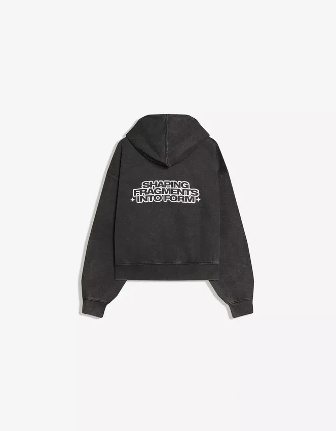 Sudadera con cremallera de corte holgado y estampado – Sudaderas y jerséis con capucha – Hombre Sudadera con cremallera de corte holgado y estampado – Sudaderas y jerséis con capucha – Hombre