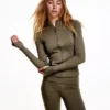 Sudadera con cremallera de secado rápido y transpirable – Sudaderas y jerséis con capucha – Mujer