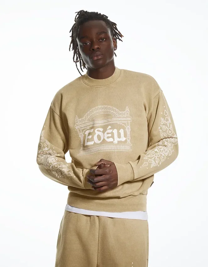 Sudadera con efecto lavado Aries X Bershka – Sudaderas y jerséis con capucha Sudadera con efecto lavado Aries X Bershka – Sudaderas y jerséis con capucha