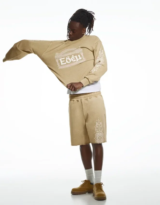 Sudadera con efecto lavado Aries X Bershka – Sudaderas y jerséis con capucha Sudadera con efecto lavado Aries X Bershka – Sudaderas y jerséis con capucha