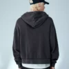 Sudadera corta con cremallera Fit – Sudaderas y jerséis con capucha – Hombre Sudadera corta con cremallera Fit – Sudaderas y jerséis con capucha – Hombre