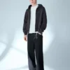Sudadera corta con cremallera Fit – Sudaderas y jerséis con capucha – Hombre Sudadera corta con cremallera Fit – Sudaderas y jerséis con capucha – Hombre