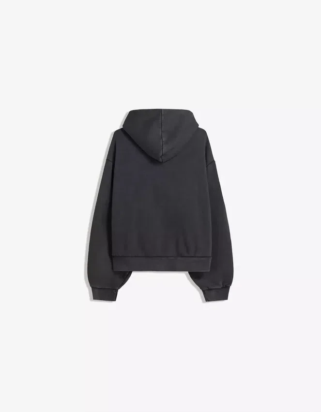 Sudadera corta con cremallera Fit – Sudaderas y jerséis con capucha – Hombre Sudadera corta con cremallera Fit – Sudaderas y jerséis con capucha – Hombre