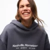 Sudadera estampada con capucha – Tops y bodies