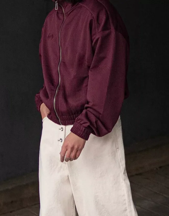 Sudadera estampada con cremallera Sudadera estampada con cremallera