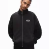 Sudadera estampada con cremallera – Sudaderas y jerséis con capucha – Hombre Sudadera estampada con cremallera – Sudaderas y jerséis con capucha – Hombre