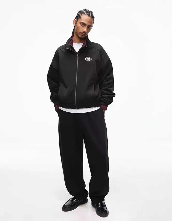Sudadera estampada con cremallera – Sudaderas y jerséis con capucha – Hombre Sudadera estampada con cremallera – Sudaderas y jerséis con capucha – Hombre