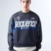 Sudadera estampada de cuello redondo – Sudaderas y jerséis con capucha Sudadera estampada de cuello redondo – Sudaderas y jerséis con capucha