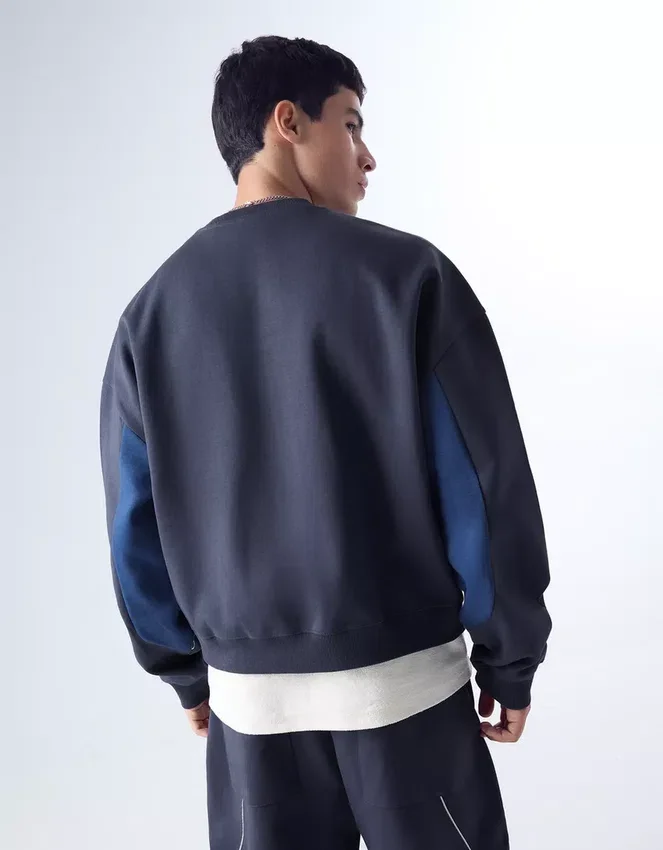 Sudadera estampada de cuello redondo – Sudaderas y jerséis con capucha Sudadera estampada de cuello redondo – Sudaderas y jerséis con capucha