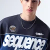 Sudadera estampada de cuello redondo – Sudaderas y jerséis con capucha Sudadera estampada de cuello redondo – Sudaderas y jerséis con capucha