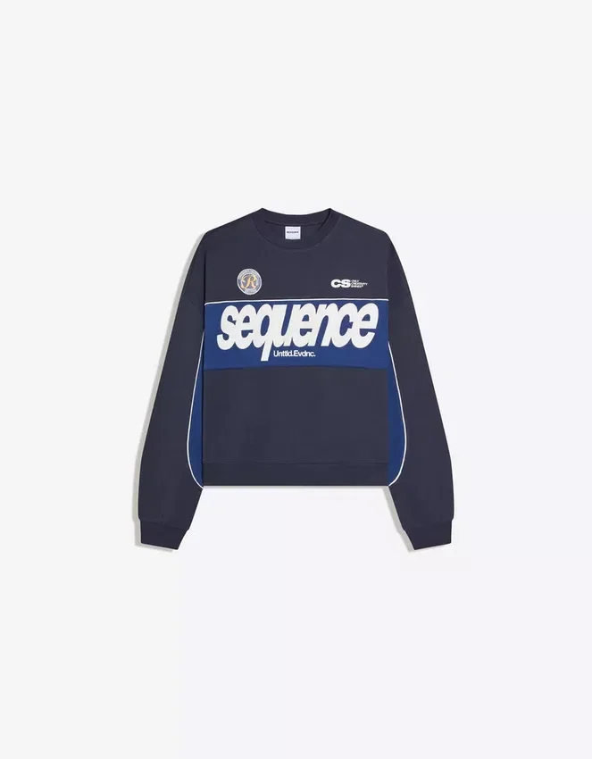 Sudadera estampada de cuello redondo – Sudaderas y jerséis con capucha Sudadera estampada de cuello redondo – Sudaderas y jerséis con capucha