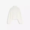 Sudadera holgada con cremallera y efecto neopreno Sudadera holgada con cremallera y efecto neopreno