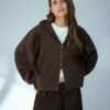 Sudadera oversize con cremallera y capucha – Sudaderas y jerséis con capucha Sudadera oversize con cremallera y capucha – Sudaderas y jerséis con capucha