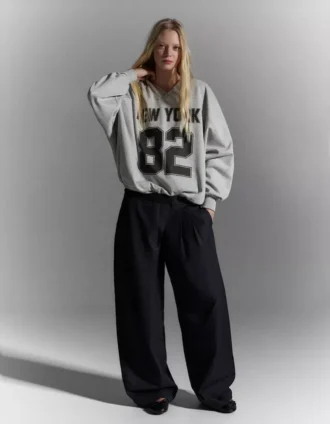 Sudadera oversize estampada Sudadera oversize estampada