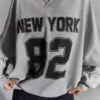 Sudadera oversize estampada Sudadera oversize estampada