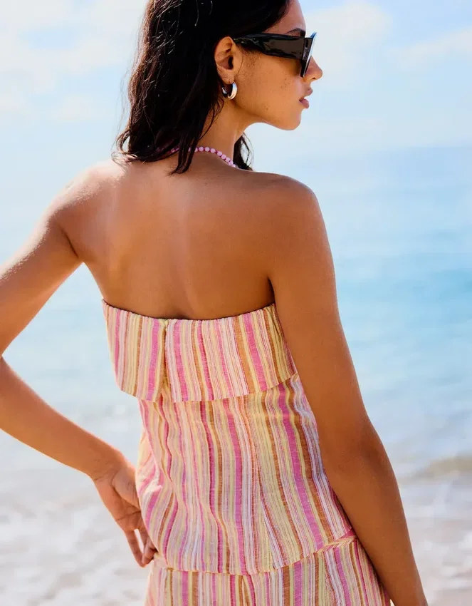 Top bandeau a rayas Top bandeau a rayas