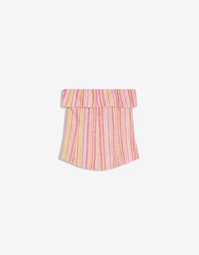 Top bandeau a rayas Top bandeau a rayas