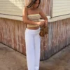 Top bandeau a rayas – #Bershkastyle – Mujer