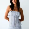 Top bandeau a rayas – Mujer Top bandeau a rayas – Mujer