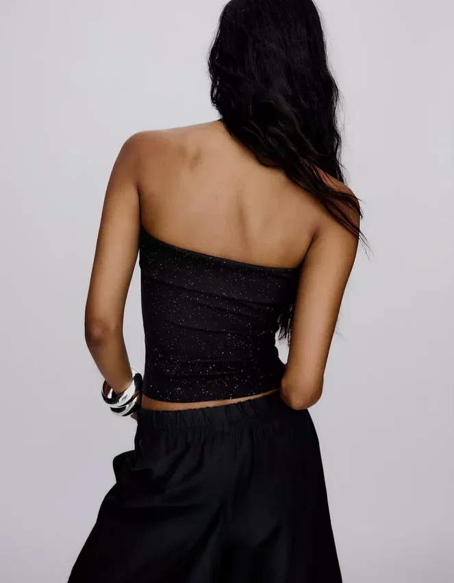 Top bandeau brillante Top bandeau brillante