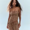 Top bandeau con lentejuelas