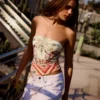 Top bandeau de tul Top bandeau de tul