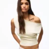 Top con cuello barco – Tops Top con cuello barco – Tops